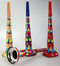 KNOX AND FLOOD CLASSIC TOYS METAL HORN MULTICOLOURED 23CM