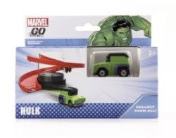 MARVEL GO COLLECTION MINITURE VEHICLES SPIRAL TRACK WITH CAR - HULK