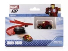 MARVEL GO COLLECTION MINITURE VEHICLES SPIRAL TRACK WITH CAR - IRON MAN