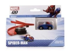 MARVEL GO COLLECTION MINITURE VEHICLES SPIRAL TRACK WITH CAR - SPIDERMAN