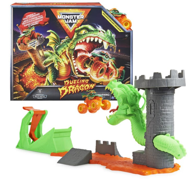 MONSTER JAM DUELING DRAGONS 1:64 STUNT PLAYSET