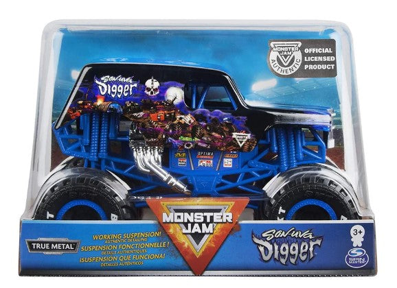 SPIN MASTER MONSTER JAM TRUE METAL SON-UVA DIGGER 1:24 DIECAST TRUCK