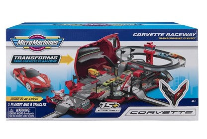 MICRO MACHINES CORVETTE RACEWAY TRANSFORMING PLAYSET