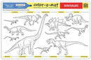 MELISSA AND DOUG COLOR-A-MAT DINOSAURS DOUBLE SIDED