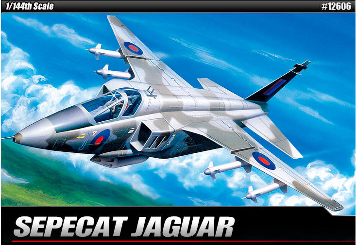 ACADEMY 12606 1/144 SEPECAT JAGUAR PLASTIC MODEL KIT