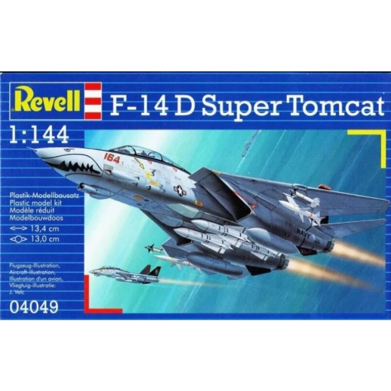 MODEL REVELL 04049 F-14D SUPER TOMCAT 1:144 PLASTIC MODEL KIT