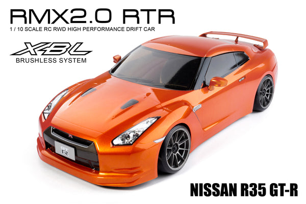 MST 533702O RMX 2.0 RTR NISSAN R35 GT-R ORANGE BODY BRUSHLESS 1:10 RC DRIFT CAR