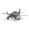 METAL EARTH MMS003 AIRCRAFT NORTH AMERICAN P-51 MUSTANG FIGHTER 3D METAL MODEL KIT