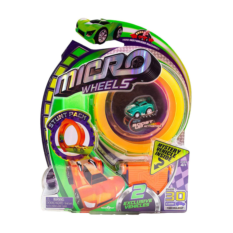 MICRO WHEELS 2 VEHICLE STUNT PACK ASSORTED