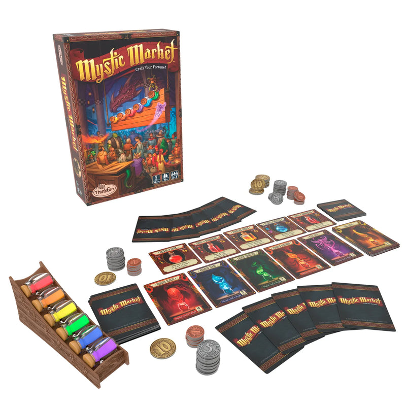 THINKFUN MYSTIC MARKET CRAFT YOUR FORTUNE CARD GAME