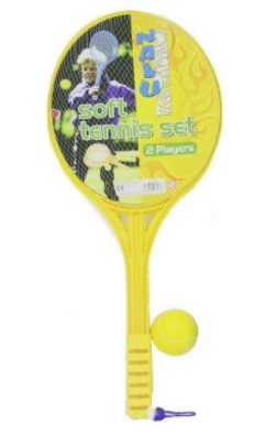 NALU SOFT TENNIS SET ASSORTED COLOURS