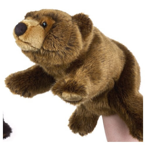 NATIONAL GEOGRAPHIC NORTH AMERICA HAND PUPPET BROWN BEAR