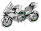 METAL EARTH ICX021 KAWASAKI NINJA H2R MOTORBIKE 3D METAL MODEL KIT