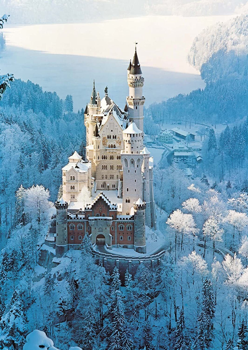 RAVENBURGER 162192 NEUSCHWANSTEIN IN WINTER 1500PC JIGSAW PUZZLE