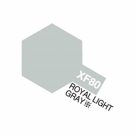 TAMIYA XF-80 ACRYLIC ROYAL LIGHT GREY PAINT 10ML