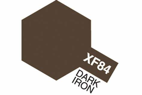 TAMIYA XF-84 ENAMEL DARK IRON PAINT 10ML