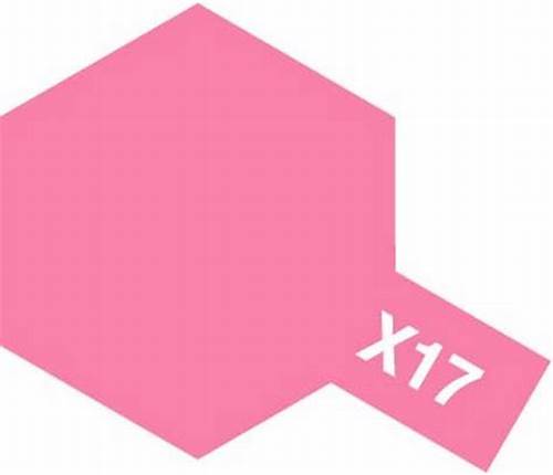 TAMIYA X-17 ACRYLIC PINK PAINT 10ML