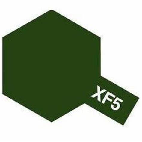 TAMIYA 80308 XF-5 ENAMEL FLAT GREEN PAINT 10ML