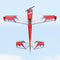 OMPHOBBY AJ AIRCRAFT TSTORM 60 INCH WINGSPAN EDGE 540 AEROBATIC BALSA MODEL PLANE RED ALMOST READY TO FLY