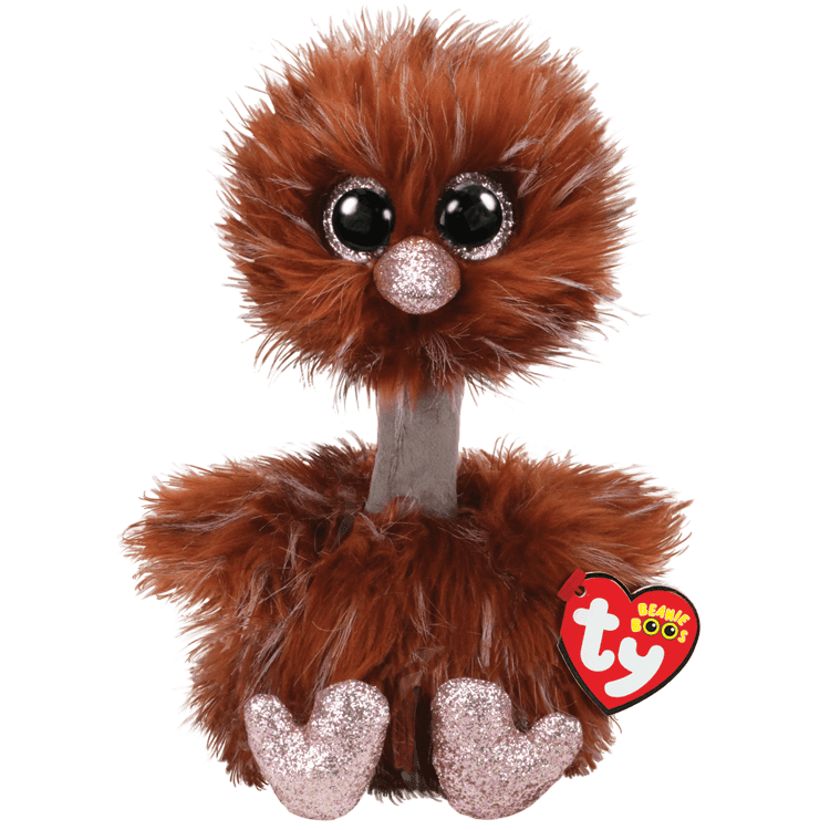 TY BEANIE BOOS ORSON BROWN EMU REGULAR