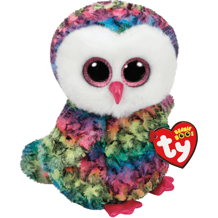 TY BEANIE BOOS OWEN MULTICOLOUR OWL REGULAR