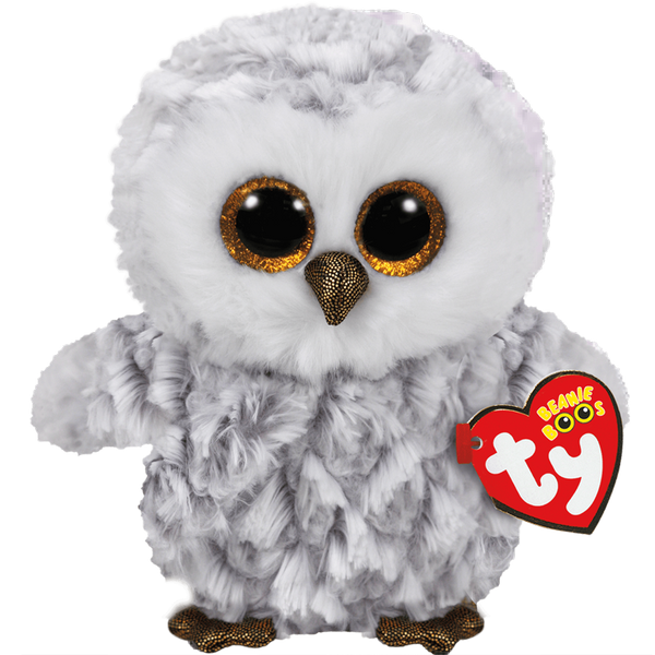 TY BEANIE BOOS OWLETTE WHITE OWL REGULAR