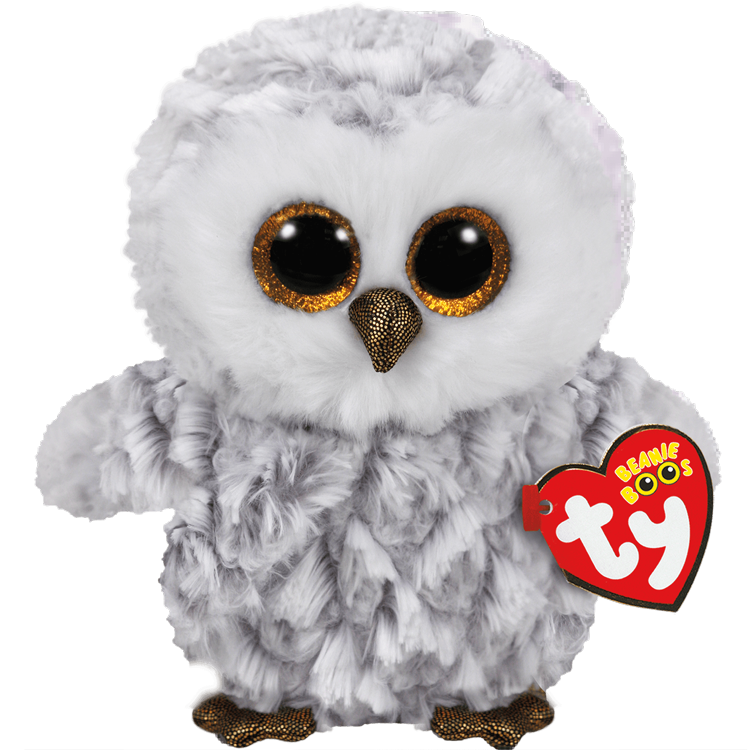 TY BEANIE BOOS OWLETTE WHITE OWL REGULAR