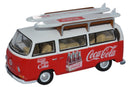 OXFORD 76VW030CC VW BAY WINDOW BUS COCA-COLA 1/76 SCALE OO SCALE DIECAST COLLECTABLE
