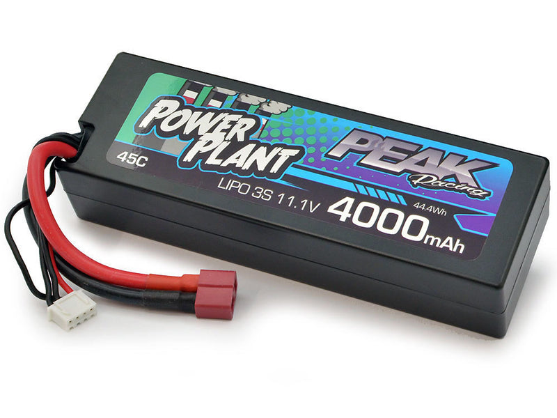 PEAK RACING POWER PLANT LIPO BATTERY 11.1V 4000MAH 45C 3S HARD CASE DEANS PLUG STORE PICK UP ONLY