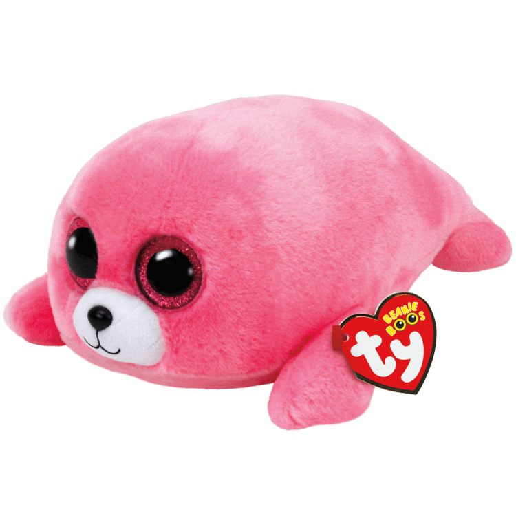 TY BEANIE BOOS PIERRE PINK SEAL MEDIUM