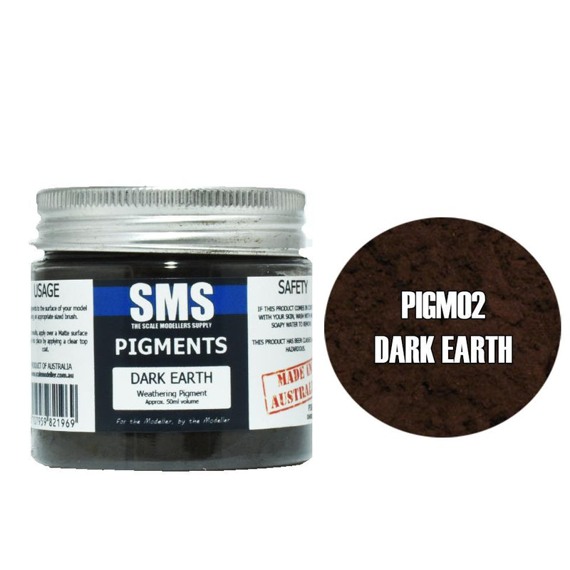SMS PIGM02 PIGMENT DARK EARTH 50ML