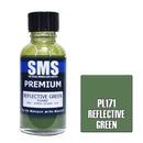 SMS PL171 REFLECTIVE GREEN FS34082 PREMIUM ACRYLIC LAQUER FLAT PAINT 30ML