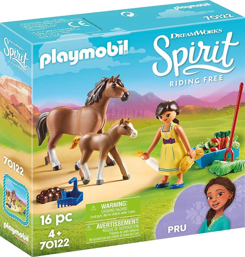 PLAYMOBIL 70122 SPIRIT PRU WITH HORSE AND FOAL