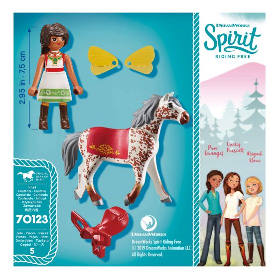 PLAYMOBIL 70123 SPIRIT SOLANA VAULTING WITH HORSE