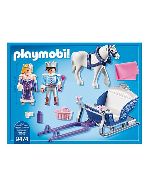 PLAYMOBIL 9474 SLEIGH WITH ROYAL COUPLE