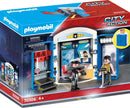 PLAYMOBIL 70306 CITY ACTION POLICE STATION PLAY BOX 51PC