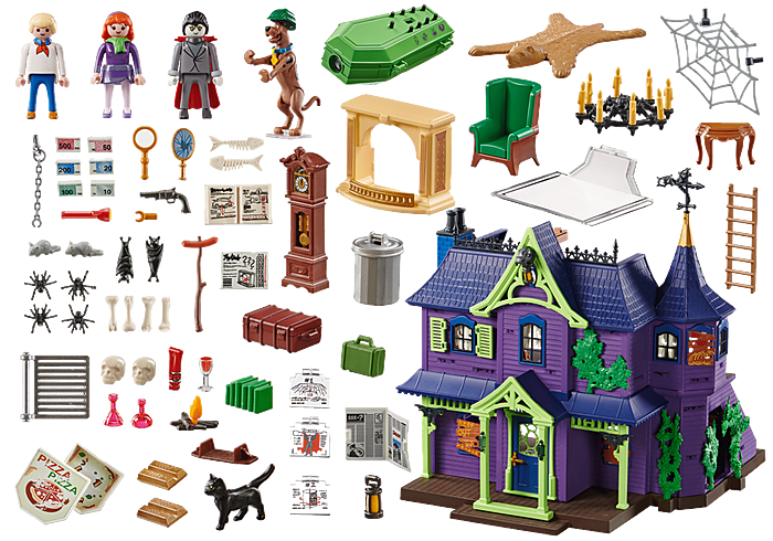 PLAYMOBIL 70361 SCOOBY-DOO ADVENTURE MYSTERY MANSION 177PC