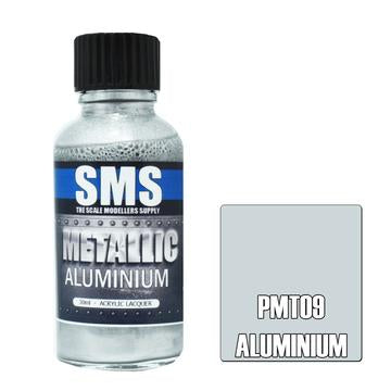 SMS PMT09 ALUMINIUM METALLIC ACRYLIC LACQUER PAINT 30ML