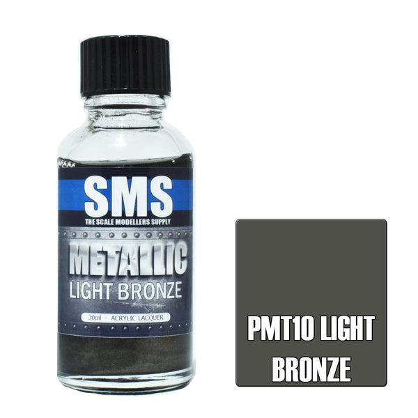 SMS PMT10 LIGHT BRONZE METALLIC ACRYLIC LACQUER PAINT 30ML