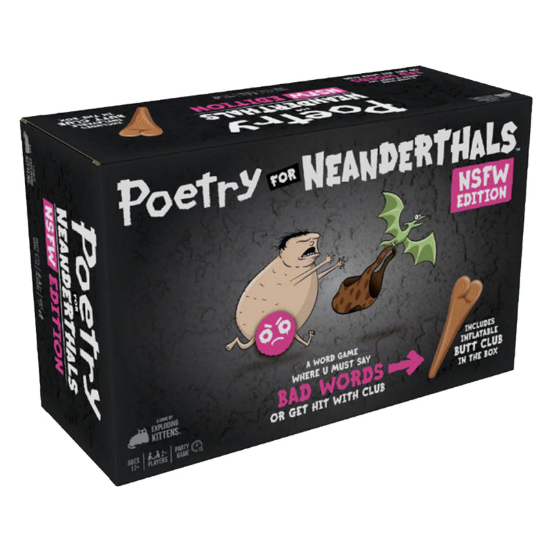 EXPLODING KITTENS - POETRY FOR NEANDERTHALS NSFW EDITION 18+ CARD GAME