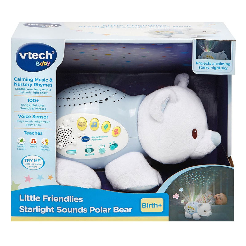 VTECH BABY LITTLE FRIENDLIES STARLIGHT SOUNDS POLAR BEAR