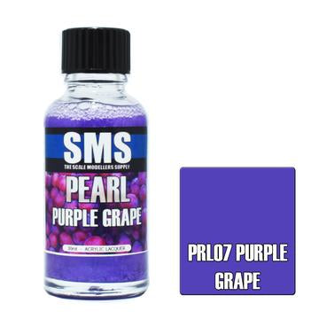 SMS PAINT PRL07 PEARL PURPLE GRAPE ACRYLIC LACQUER PAINT 30ML