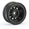 PRO-LINE 2797-03 KEYSTONE 1.55INCH BLACK PLASTIC INTERNAL BEAD-LOC 12MM WHEELS FOR ROCK CRAWLERS SUITS FRONT OR REAR