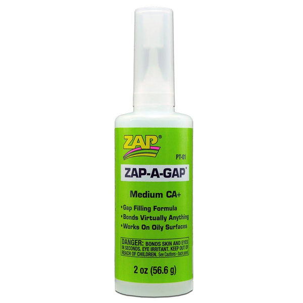ZAP PT-01 ZAP-A-GAP GREEN BOTTLE MEDIUM CA+ 2OZ 56.6G