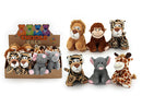 CUDDLE PALS 14CM PLUSH WILD ANIMAL SOFT TOY - 6 ASSORTED ANIMALS AVAILABLE