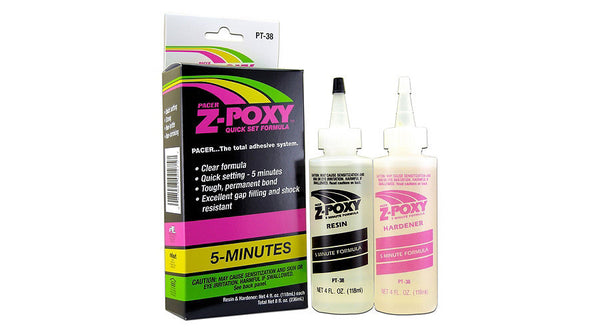 ZAP PT-38 Z-POXY EPOXY ADHESIVE 5 MINUTE 8 OZ