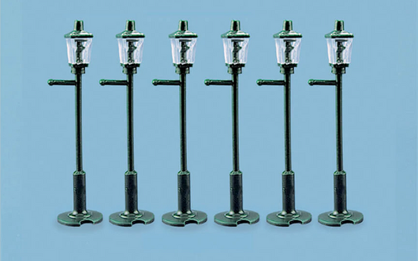 PECO MODELSCENE 5004 GAS LAMP POSTS (8) OO/HO