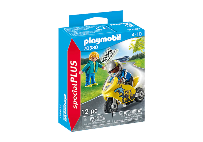 PLAYMOBIL 70380 BOYS WITH MOTORCYCLE