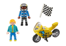 PLAYMOBIL 70380 BOYS WITH MOTORCYCLE