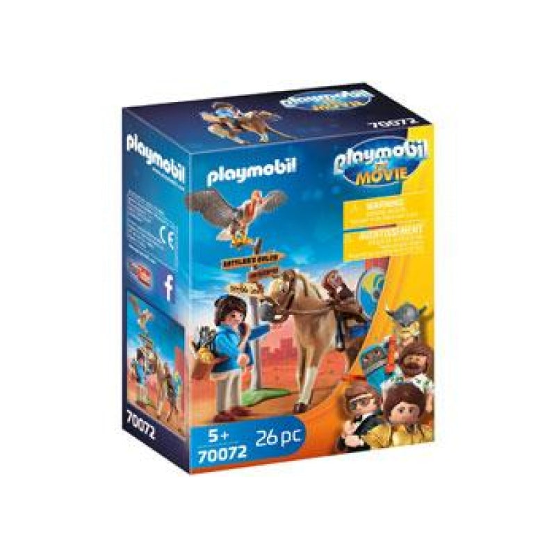 PLAYMOBIL THE MOVIE MARLA WITH HORSE 26PC